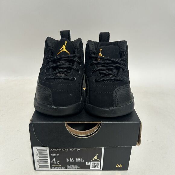 Nike Air Jordan 12 Retro TD “Black Taxi” 2024 - Picture 2 of 5